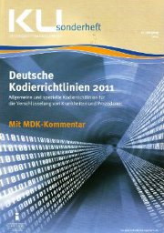 Deutsche Kodierrichtlinien 2011: Mit Kommentierung durch den MDK